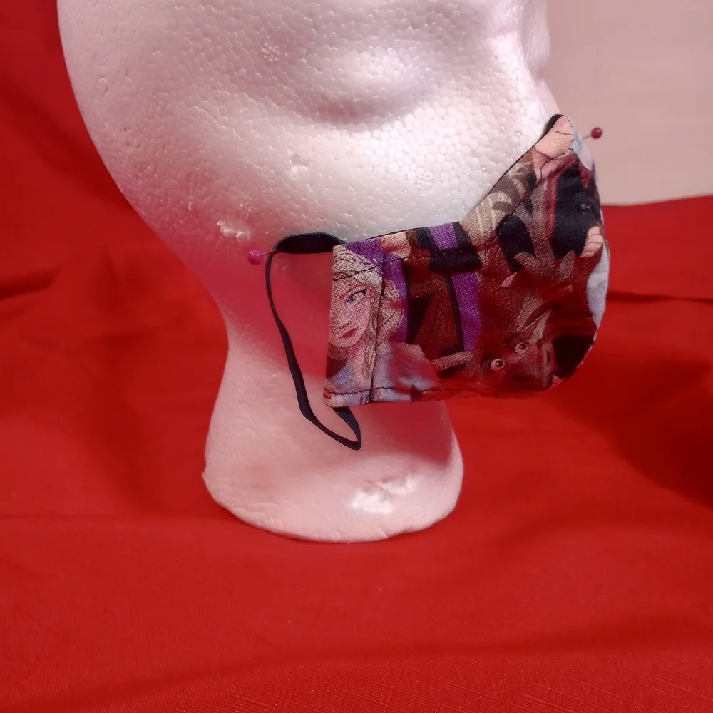 SKU 904KM Frozen Pattern Double Layer Child XS Mask
